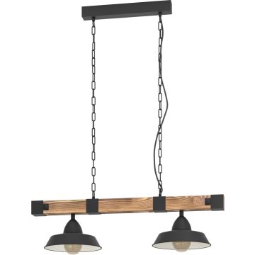 Eglo OLDBURY 44085 Závěsná lampa 2x60w/e27 ip20