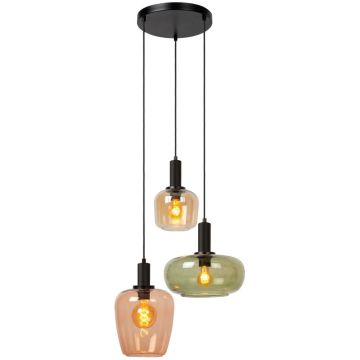 Lucide ILONA 45408/13/99 Závěsná lampa 3x40w/e27 ip20