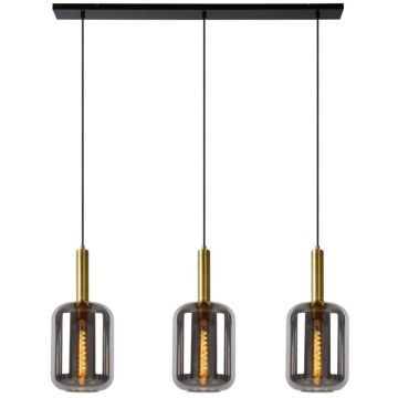 Lucide JOANET 45494/03/65 Závěsná lampa 3x40w/e27 ip20