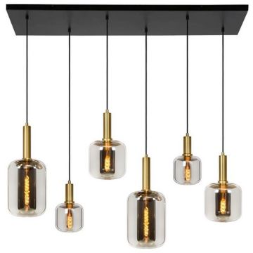 Lucide JOANET 45494/06/65 Závěsná lampa 6x40w/e27 ip20