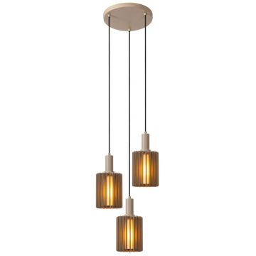 Lucide LAMBRES 45410/13/41 Závěsná lampa 3x40w/e27 ip20