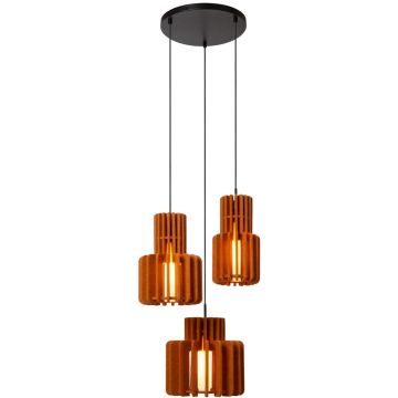 Lucide ROLLO 45491/13/55 Závěsná lampa 3x40w/e27 ip20