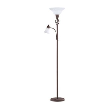 Trio RUSTICA 4602021-24 Stojací lampa 2x140w/e27+e14 ip20