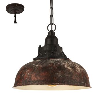 Eglo GRANTHAM 49819 Závěsná lampa 1x60W/E27