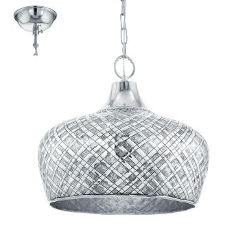 Eglo SALTASH 49676 Závěsná lampa 1x60W/E27