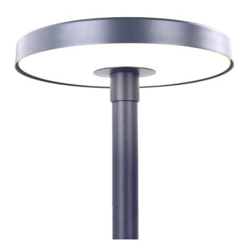 Norlys BORG 6151GR Lampička na sloup 1x27,2W/LED 3000K 4180LM IP65
