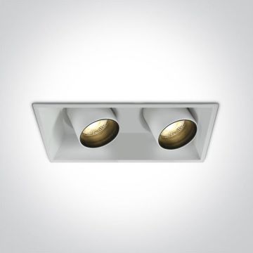 One Light The Recessed Cylinders 51211C/W/W downlight wpuszczany 2x11W/LED 820lm 3000K IP20