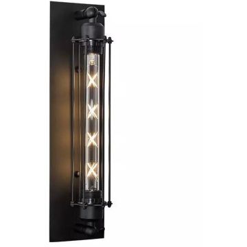 Altavola Design AMSTERDAM LOFT LA001/W_BLACK Nástěnná lampa 1x40W/E27 2700K 150lm IP20