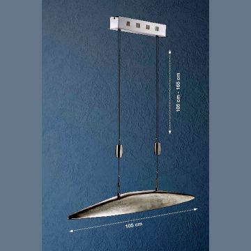 Fischer&Honsel Colmar 13219 Závěsná lampa 5x5W/LED 2700K 3000 lm IP20