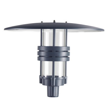 Norlys VISBY 577GR Lampička na sloup 1x27W/LED 3000K 2950LM IP65