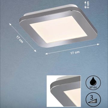 Fischer&Honsel Gotland 21231 Stropní lampa 1x8.5W/LED 3000K 1100 lm IP44