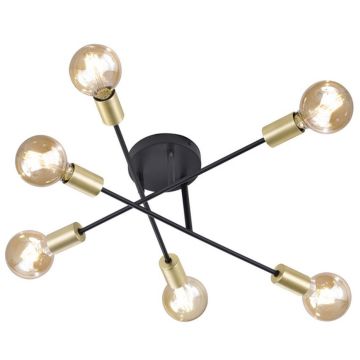 Trio CROSS 606700632 Stropní lampa 6x40w/e27 ip20