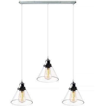 Altavola Design NEW YORK LOFT LA034/CL3_chrom Závěsná lampa 3x40W/E27 IP20