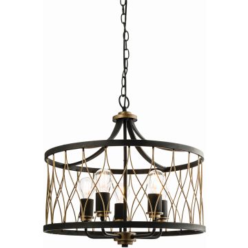 Endon HESTON 61498 Lustr 5x60W/E27 IP20