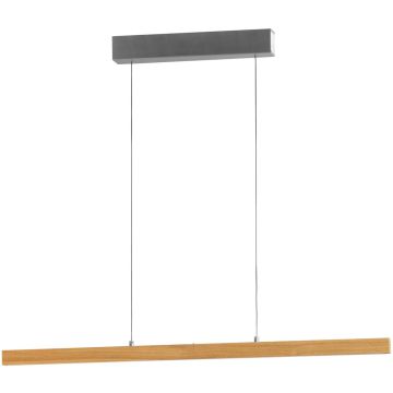 Fischer&Honsel SHINE-WOOD 61101 Závěsná lampa 1x26,29w/led 2700k-3350k-4000k 3341lm ip20