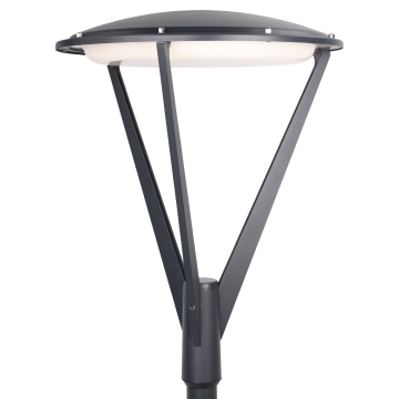 Norlys HAMMERFEST 5132GR Lampička na sloup 1x28,8W/LED 4000K 4503LM IP65