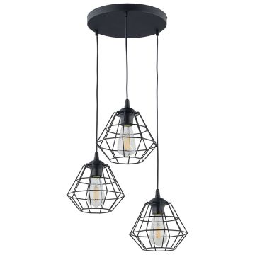 TK Lighting DIAMOND 6204 Závěsná lampa 3x15W/E27