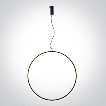 One Light Decorative 63152C/B/W lampa wisząca 1x40W/LED 2800lm 3000K IP20