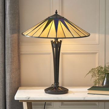 Endon DARK STAR 64045 Stolní lampa 2x60W/E27 IP20