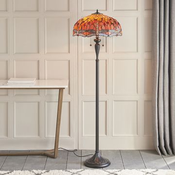 Endon DRAGONFLY FLAME 64070 Stojací lampa 2x60W/E27 IP20