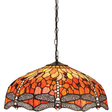 Endon DRAGONFLY FLAME 64082 Závěsná lampa 3x60W/E27 IP20