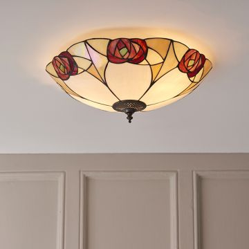 Endon INGRAM 64182 Stropní lampa 2x60W/E27 IP20