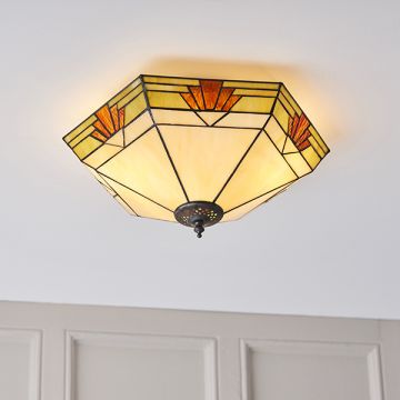 Endon NEVADA 64284 Stropní lampa 2x60W/E27 IP20