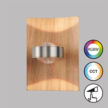 Fischer&Honsel SHINE-WOOD 30542 Nástěnná lampa 1x9W/LED 2700K 900 lm IP20