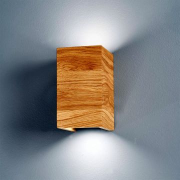Fischer&Honsel SHINE-WOOD 30575 Nástěnná lampa 2x4W/GU10 3000K 640 lm IP20