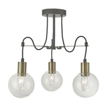 Prezent ABRAZO 64402 Stropní lampa 3x40W/E14 IP20