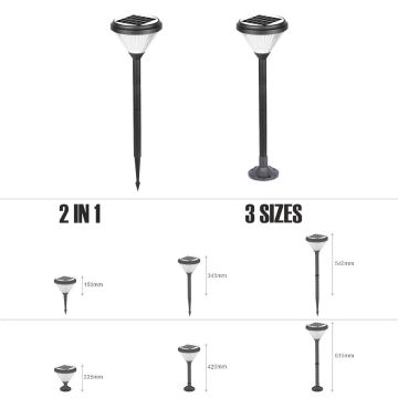 Prezent AKRA 65291 Solární lampa 10w/led 3000k 300lm ip65
