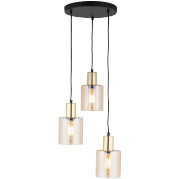 TK Lighting SIERRA GOLD 6667 Závěsná lampa 3x15W/e27 IP20