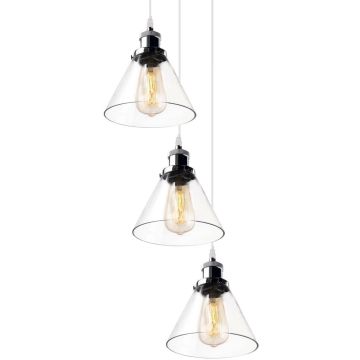 Altavola Design NEW YORK LOFT LA034/CO3_chrom Závěsná lampa 3x40W/E27 IP20
