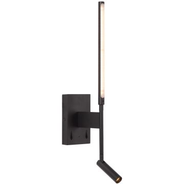 Lucide FINAN 68210/09/30 Nástěnná lampa 2x9w/led 2700k 240lm+105lm ip20