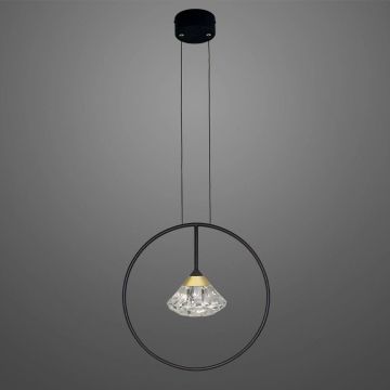 Altavola Design Tiffany LA059/P_black Závěsná lampa 1x3W/LED 3000K 180lm IP20