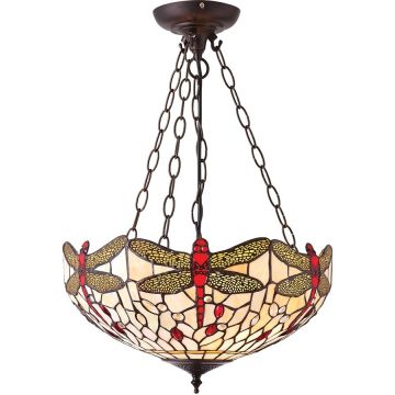 Endon DRAGONFLY BEIGE 70759 Závěsná lampa 3x60W/E27 IP20
