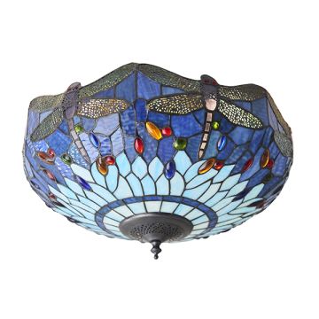 Endon DRAGONFLY BLUE 70722 Stropní lampa 2x60W/E27 IP20