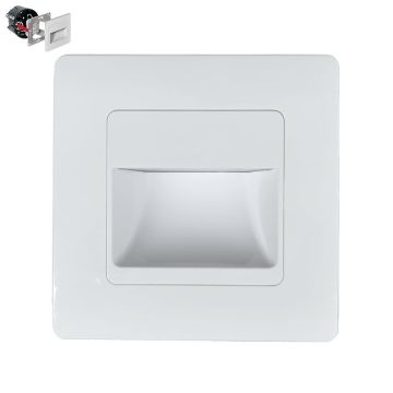 Prezent STEP LIGHT SINGLE VERSION 70409 Vestavěná schodišťová lampa 1x1W/LED 95lm IP20
