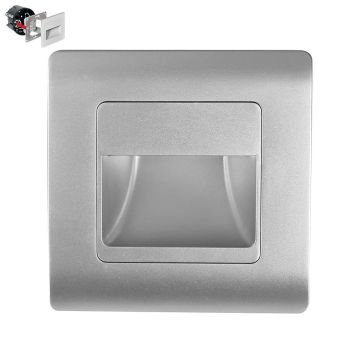 Prezent STEP LIGHT SINGLE VERSION 70410 Vestavěná schodišťová lampa 1x1W/LED 95lm IP20