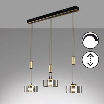 Fischer&Honsel Lavin 61016 Závěsná lampa 3x9W/LED 2700K 2900 lm IP20