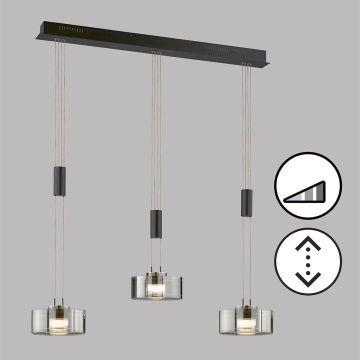 Fischer&Honsel Lavin 61096 Závěsná lampa 3x9W/LED 2700K 2900 lm IP20