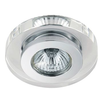 Prezent ELEGANT GLASS FIX 71005 Dekorativní vestavěný reflektor 1x50W/GU10 IP20