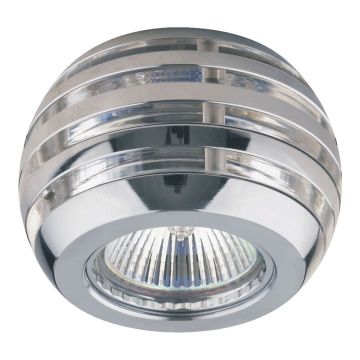 Prezent ELEGANT GLASS FIX 71007 Dekorativní vestavěný reflektor 1x50W/GU10 IP20