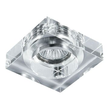 Prezent ELEGANT GLASS FIX 71011 Dekorativní vestavěný reflektor 1x50W/GU10 IP20