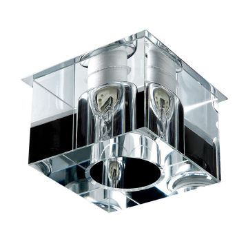 Prezent ELEGANT GLASS FIX 71062 Nástěnné osvětlení 1x33W/G9 IP20