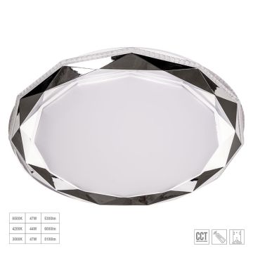 Prezent ZAO 71336 Stropní lampa 1x47W/LED 3550lm IP20