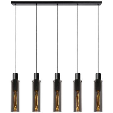 Lucide ORLANDO 74404/05/65 Závěsná lampa 5x40w/e27 ip20
