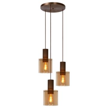 Lucide TOLEDO 74405/13/62 Závěsná lampa 3x40w/e27 ip20
