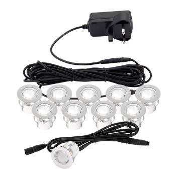 Endon KIOS 2 75530 Vjezdová lampa 10x0,45W/LED 6500K 80LM IP44