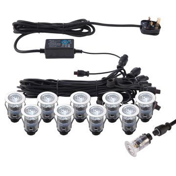 Endon IKONPRO CCT 76615 Vjezdová lampa 10x0,75W/LED 6500K/20000 120LM IP67